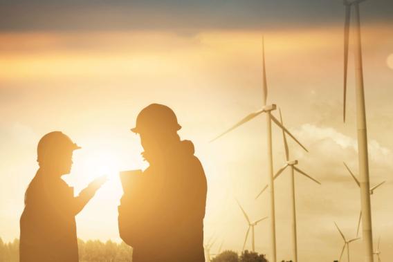 Wind Farm Workers